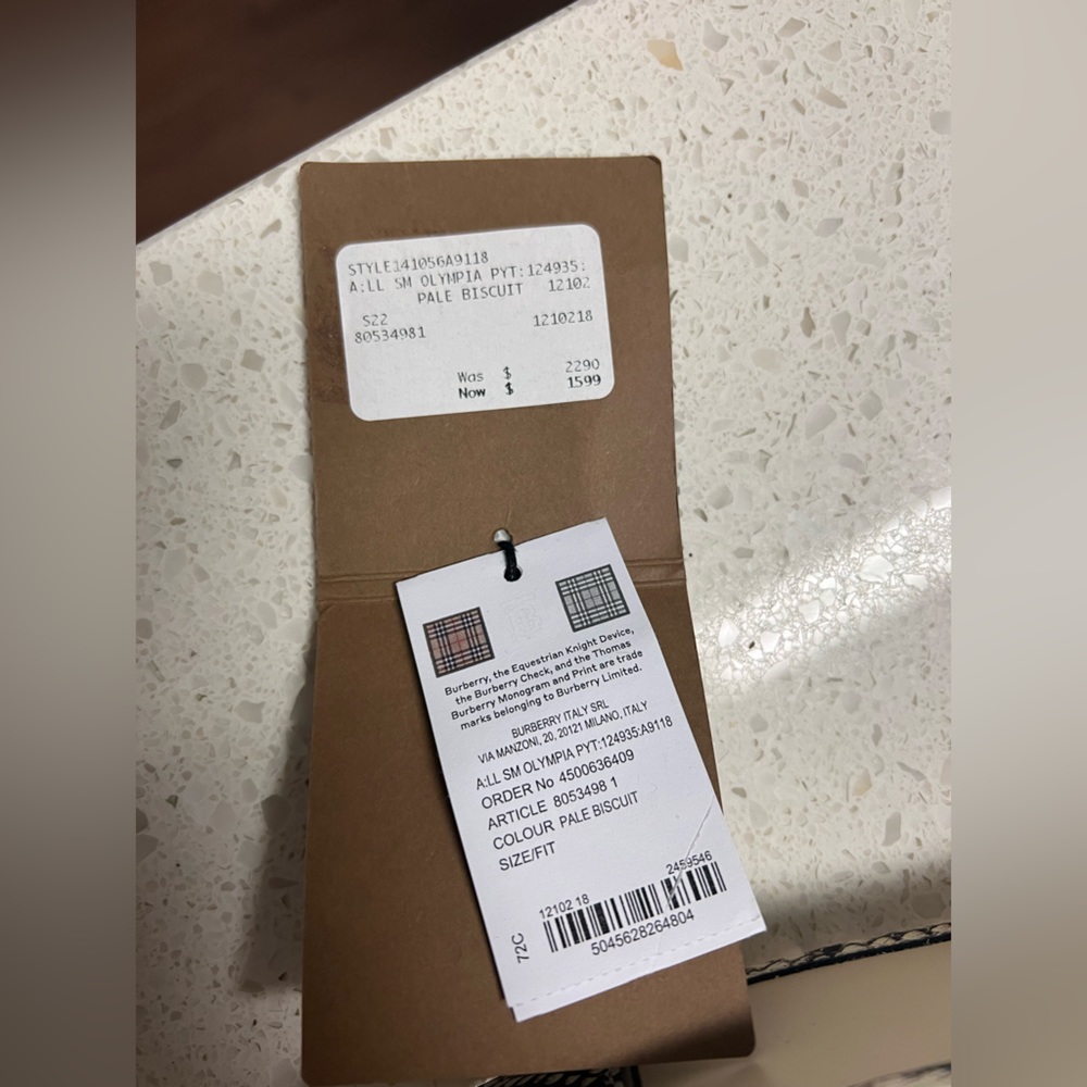 Burberry Cream Python Crossbody/ Shoulder Handbag - image 7